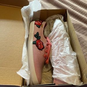 Ked’s Champion Sneaker - Red Floral - 7.5